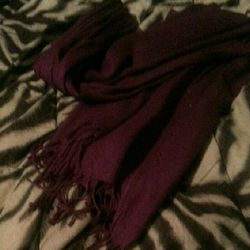 Purple scarf
