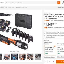 Propress Tool For Copper Pipes