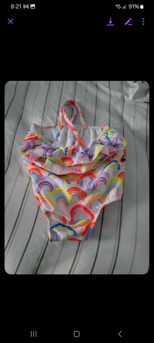 Kids Swimsuit Size 3_6 Months