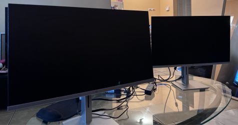 2 HP M24f FHD 24" Monitors – Excellent Condition