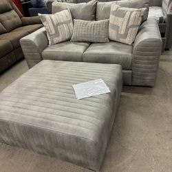 Beautiful Loveseat And Matching Ottoman For Only $399!!
