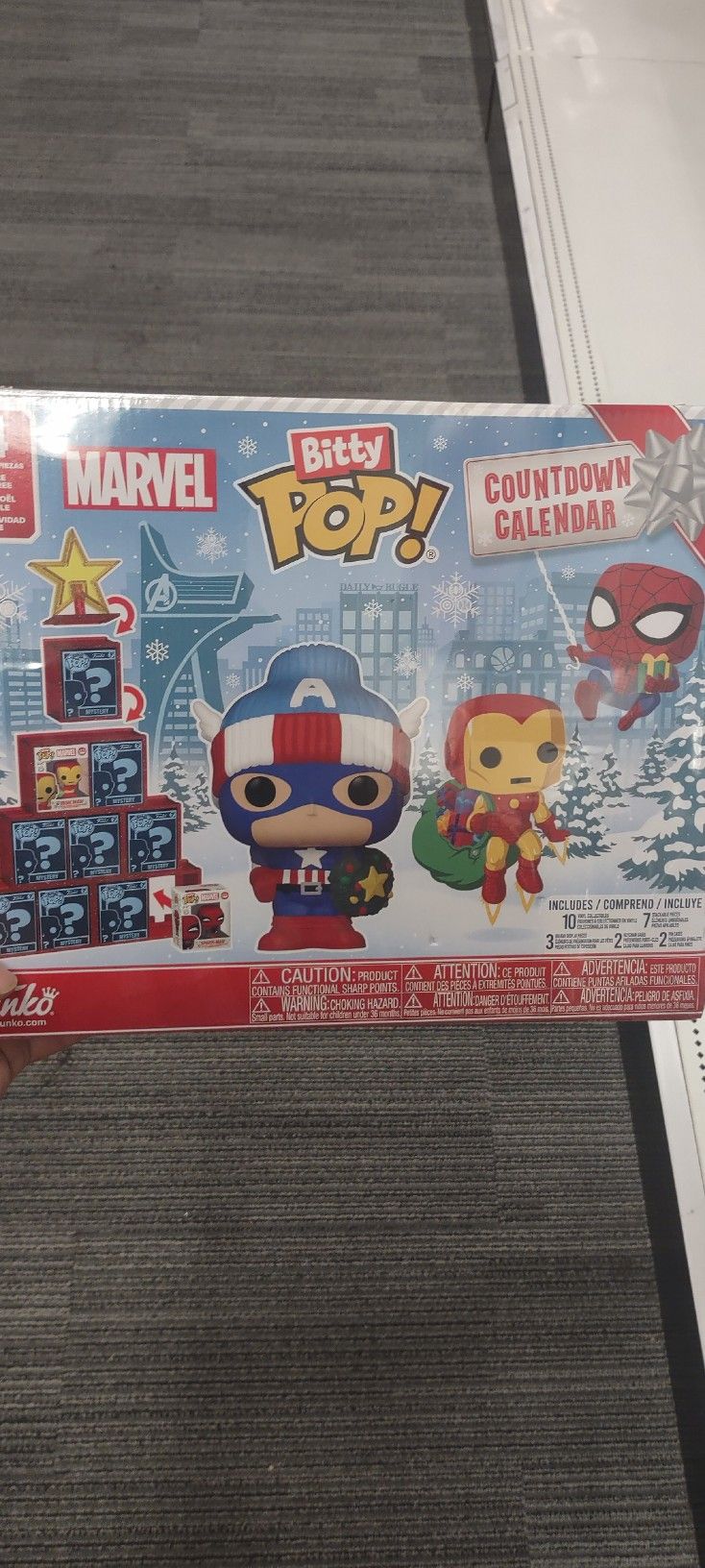 Funko Pop! Bitty Countdown Calendar: Marvel Comics - 24 Days of Surprises - Collectible Vinyl Mini Figures