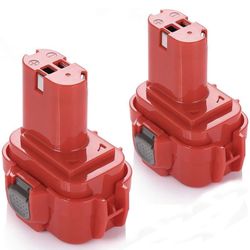 2PACK 9.6 VOLT NIMH Battery Replacement for MAKITA 9100 9120 9122 9133 9134 