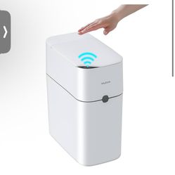  Sensor Bathroom Trash Can with Lid, 3 Gallon Touchless Trash Bin