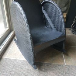 Child Sized Wicker Rocker