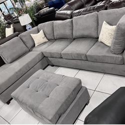 “L” Shape Sectional With Ottoman ‼️ Only $899‼️