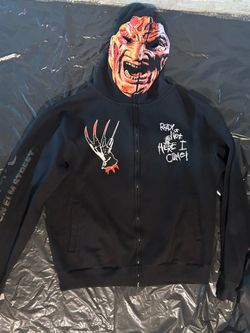 Freddy kreuger zip up hoodie size L