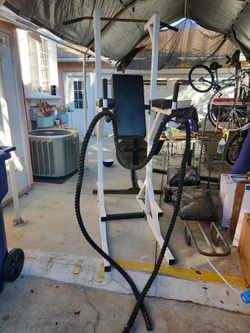 Home Gym equipment. 