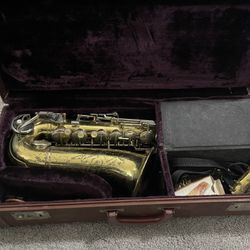 Vintage Borgani Alexandre saxophone 