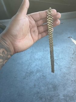 10K GOLD ROLEX CHAIN