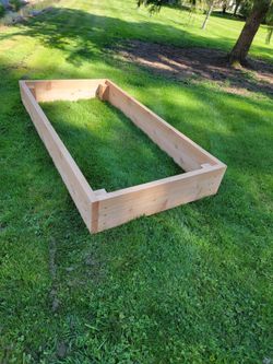 Cedar Raised Garden Planter Bed/beds, Box/boxes Rough Cut Lumber