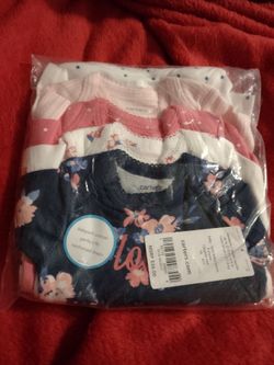 NB Carters onesie PKG of 5. NWT
