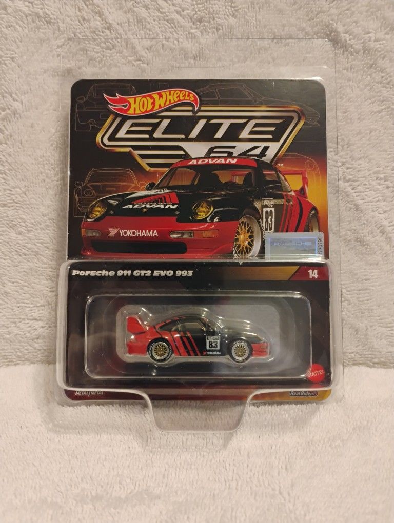 Hot Wheels Porsche 911 GT2 Evo 993 Elite 64