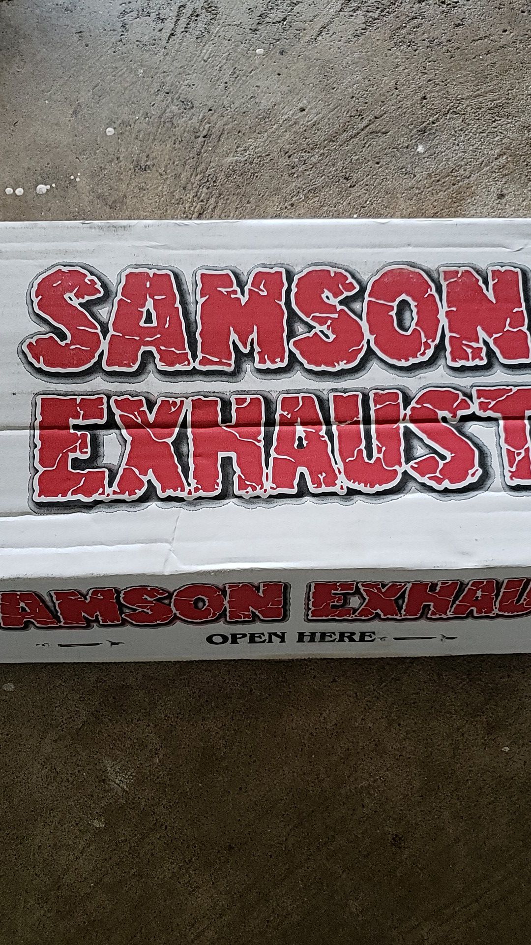 Samson fishtail exhaust