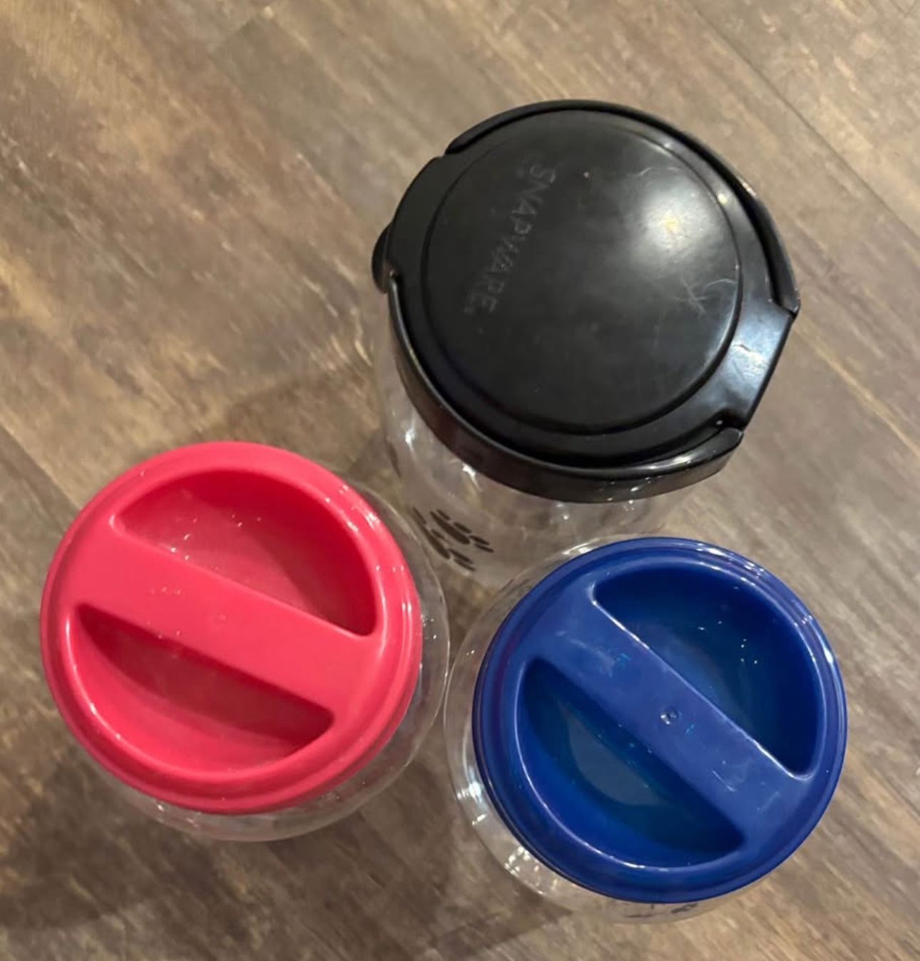 Bottle jar standard plastic container doggie treats dog canine preowned