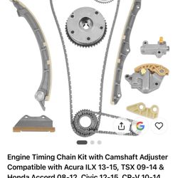 Engine Timing Chain Kit with Camshaft Adjuster 