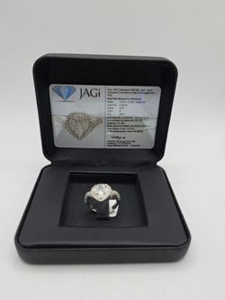 14KT WHITE GOLD RING
