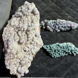 Lot of 3 Premium Grape Agate Botryoidal Chalcedony Specimens – Indonesia