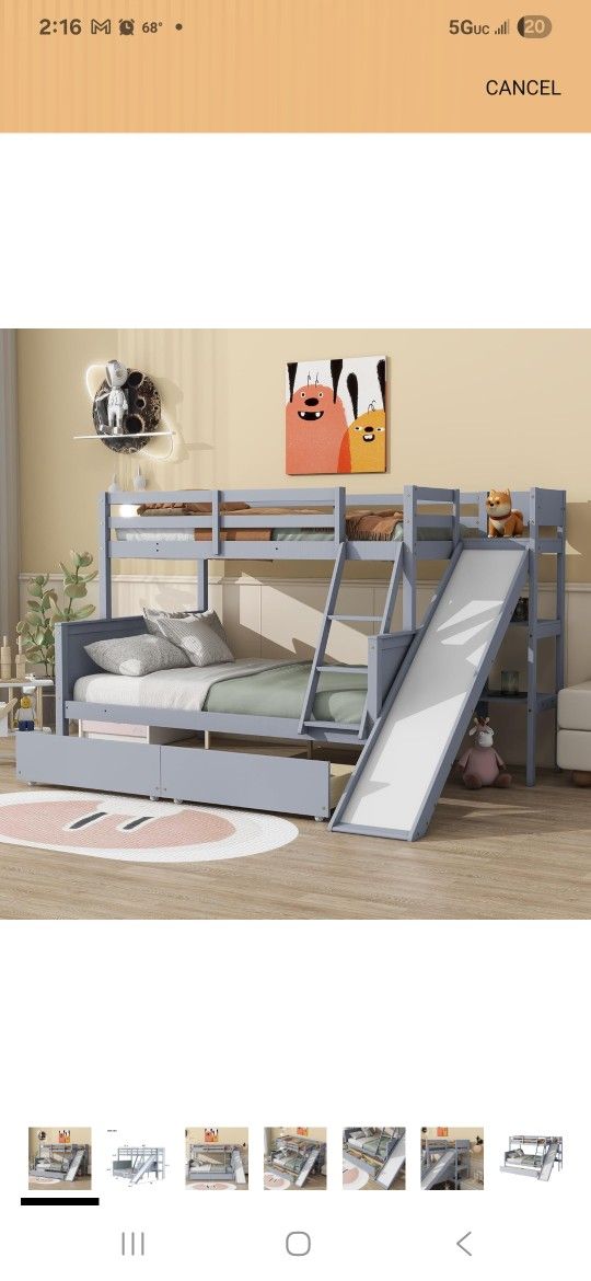 Twin Over Full Bunk Bed
