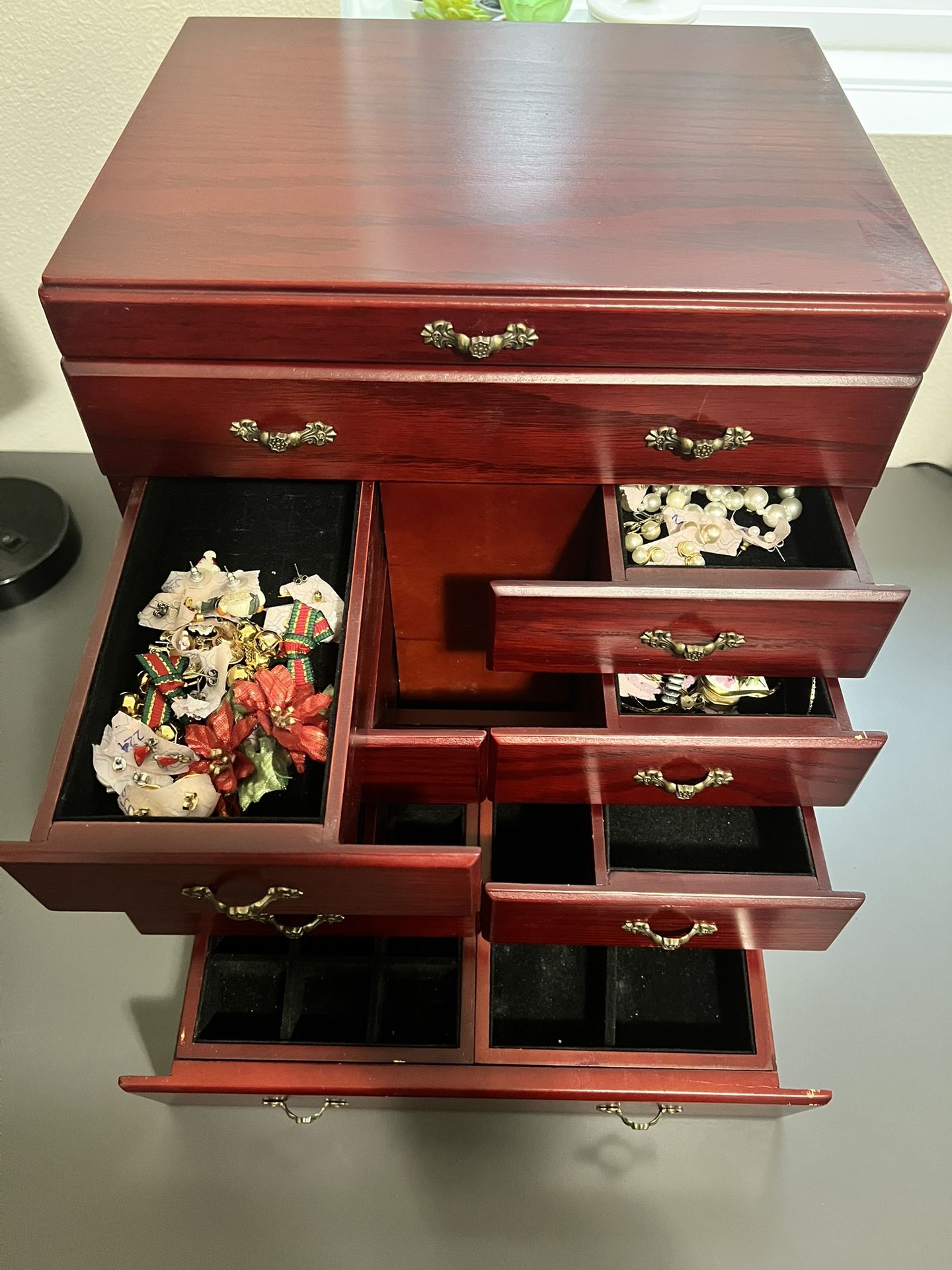 Thomas Pacconi Large Wooden Jewelry Chest