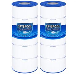 Cryspool® 08055 Filter Compatible with C1200 CX1200RE Clearwater II 125 PA120 C-8412 FC-1293 N120 Sq. Ft Pool Filter Cartridge 2 Pack $60