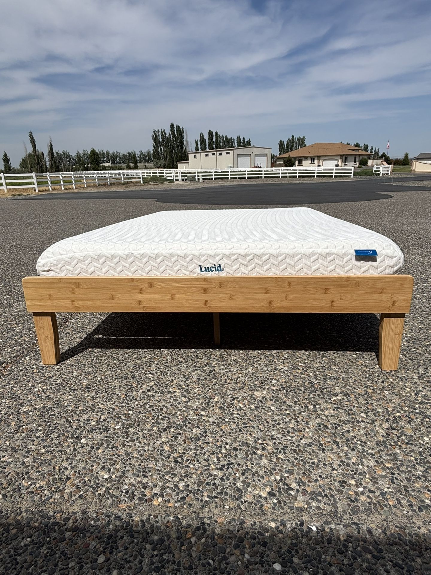 Full Size Bed frame and Mattress