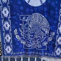 Los Angeles Dodgers Zarape With Hoodie Heavy Material Warm 