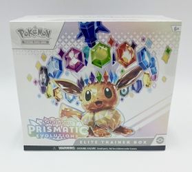 Pokemon Trading Card Game Scarlet & Violet Prismatic Evolutions Elite Trainer Box