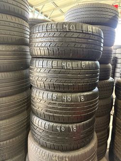 235/40r18 All 4 Seminew Tires Available
