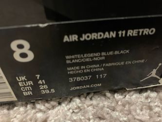 Jordan size 8