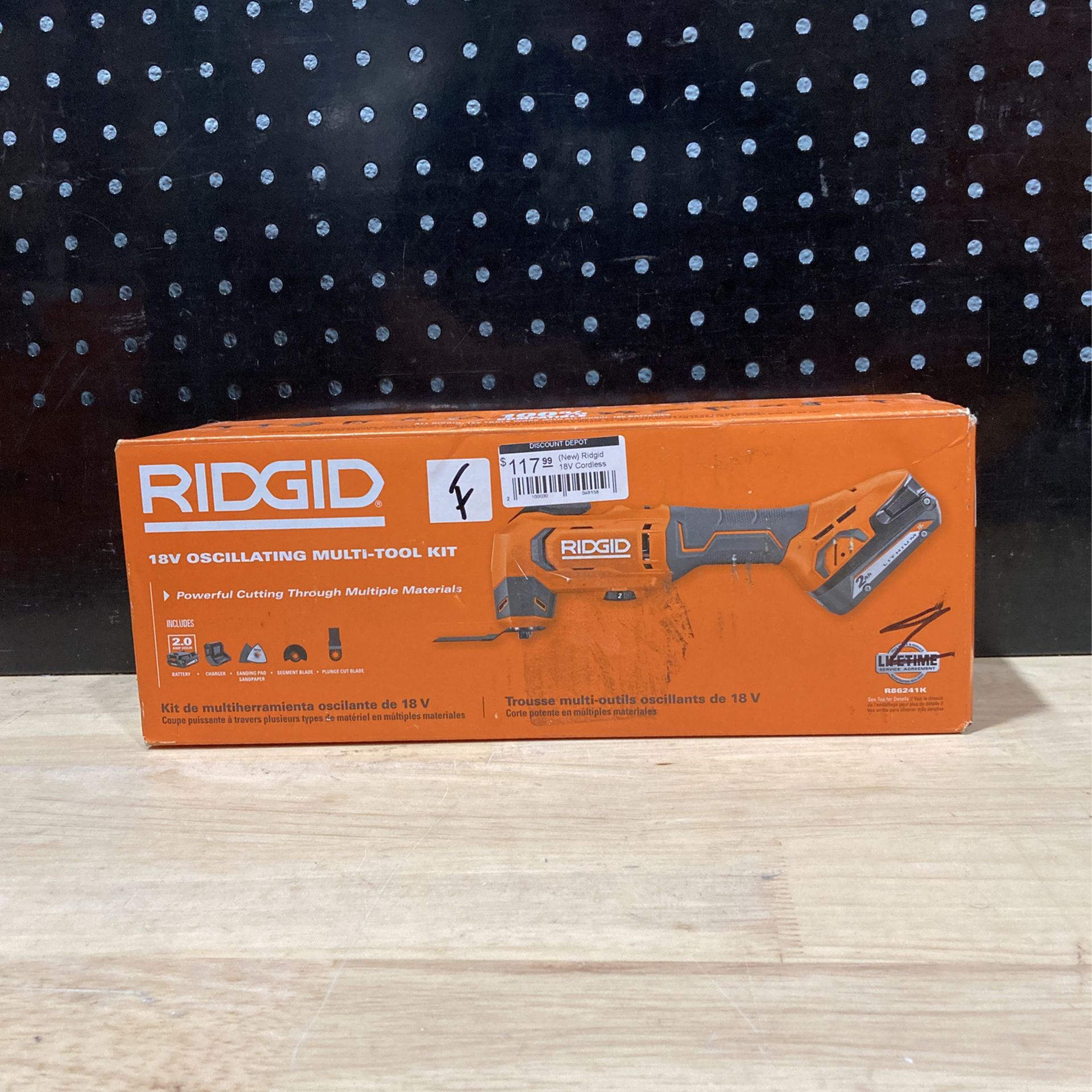 RIDGID 18V Cordless Oscillating Multi-Tool with 2.0 Ah Battery and Charger  for Sale in Phoenix, AZ OfferUp