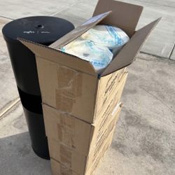 Commercial Santizing Wipe Stand & 8 refills