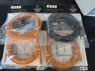 3x Tether Pro USB-C / 1x Tether Pro USB 3.0 Cables