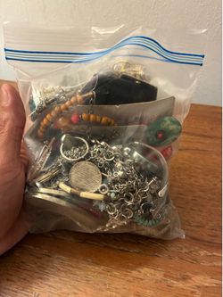 Bag of costume jewelry