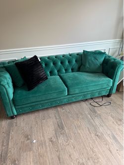 Green couch