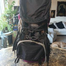 The Eddie Bauer Adventurer Backpack is a versatile and durable option for hiking and camping trips, with a large capacity for all your gear. Made from