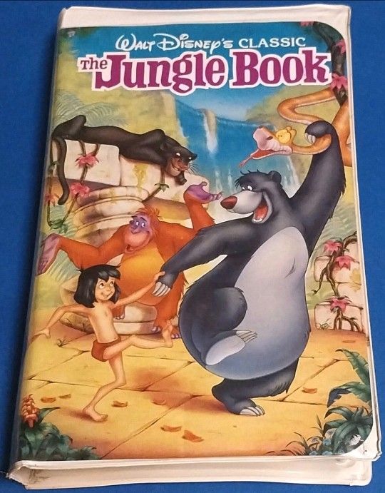 Disney The Jungle Book Black Diamond Edition VHS Movie #1122 RARE Classic