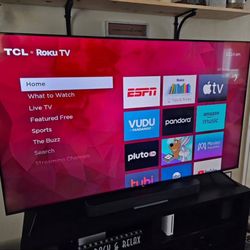 TCL 75" 5-Series 4K UHD QLED Dolby Vision Dolby Atmos HDR Smart Roku TV