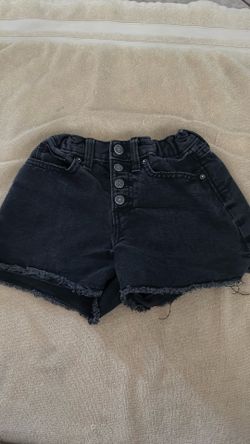 Girls black Jean shorts