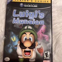 Luigi’s Mansion Nintendo GameCube Case With Original Booklet Good Condition Just Only 