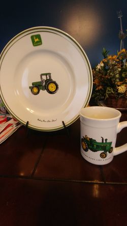 John Deere Plate and cup