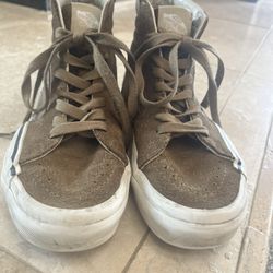 Brown High top Vans. Men’s 5.5/womens 7