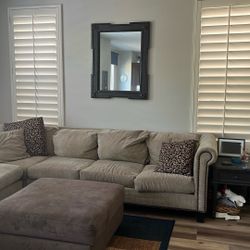 Beige Sectional Couch