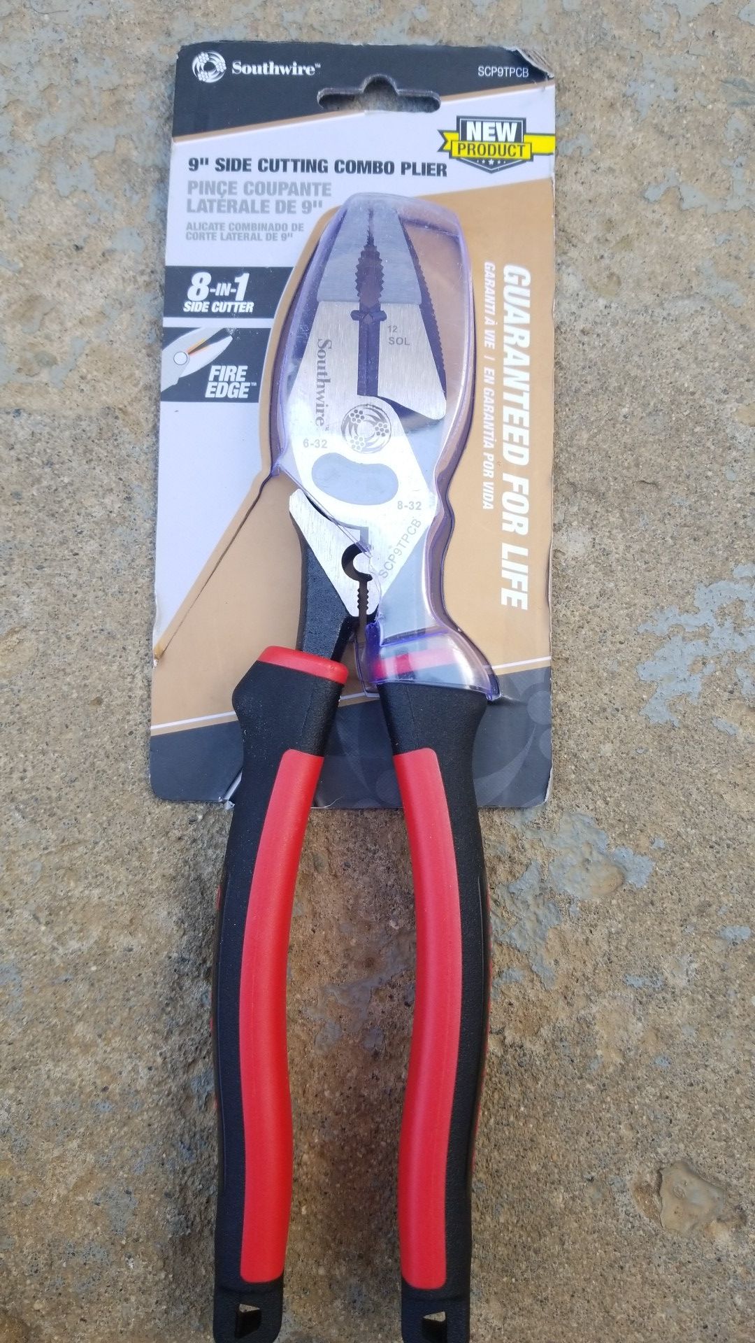 southwire 9" side cutting combo plier