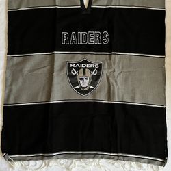 Raiders Gabán Zarape Ponchó