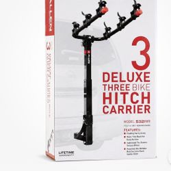 Bike Carrier Hitch For Car- Holds 3 Bikes. As New