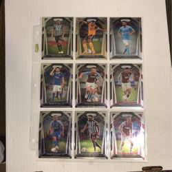 SOCCER! 2020-21 Prizm Soccer Premier Lot #2 Of 9 Cards Very Scarce Product !! Complete Your Set ! Great Investment Value Additional Discounts Apply 