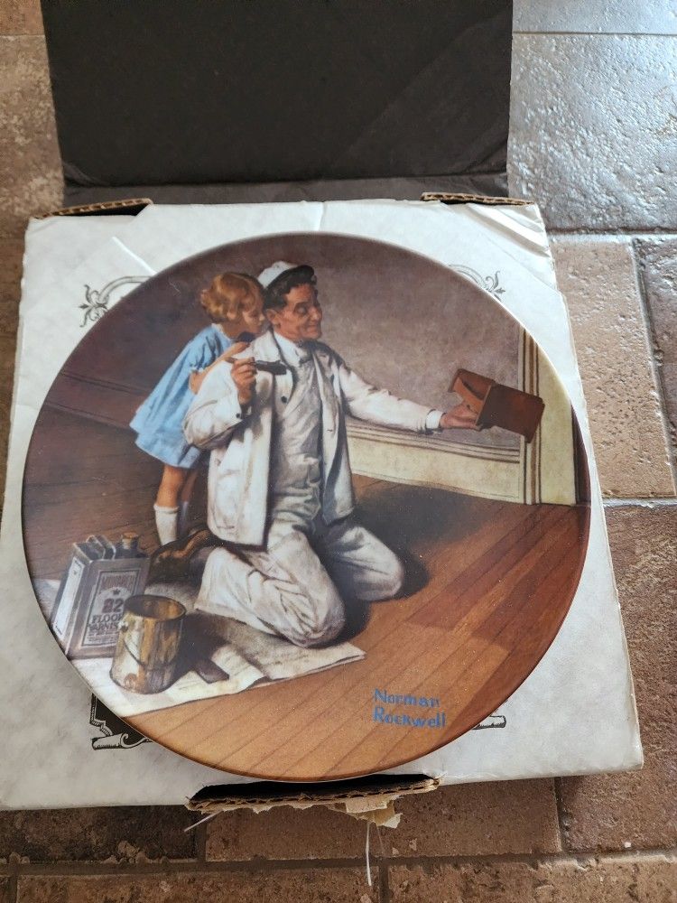Antique The Painter Plate. 1983. Original Box. Certificate of Authenticity.
Avondale
