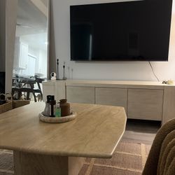 Travertine Coffee Table 