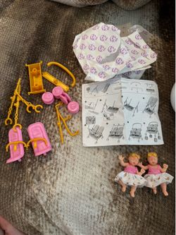 My Mini Baby Series 2 - Girl Twins Stroller